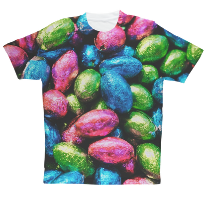 Easter Eggs Sublimation Performance Adult T-Shirt