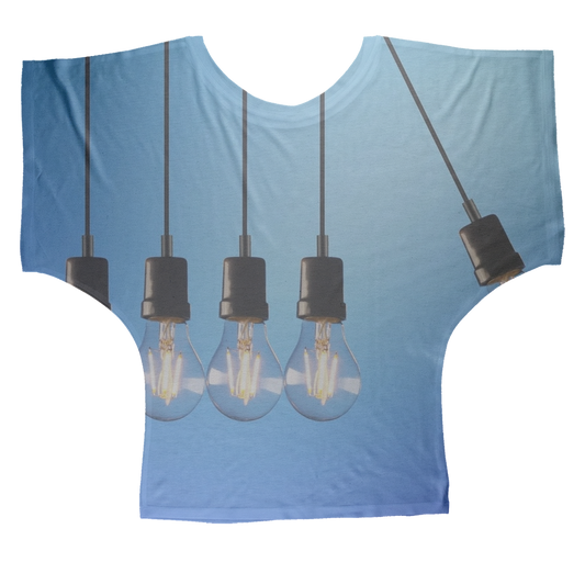 Light Bulbs Sublimation Batwing Top