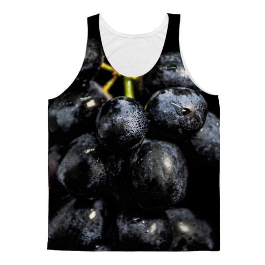 Grapes Classic Sublimation Adult Tank Top