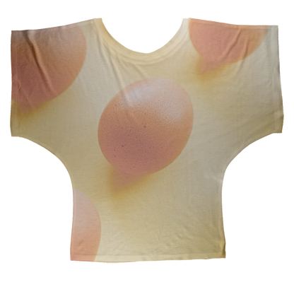 Eggs Sublimation Batwing Top