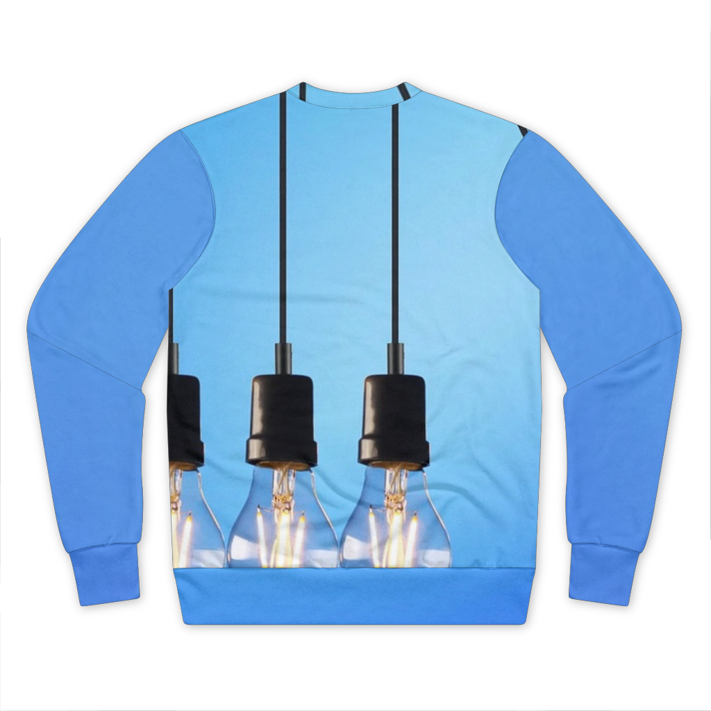 Light Bulbs Premium Cut and Sew Sublimation Unisex Sweatshirt