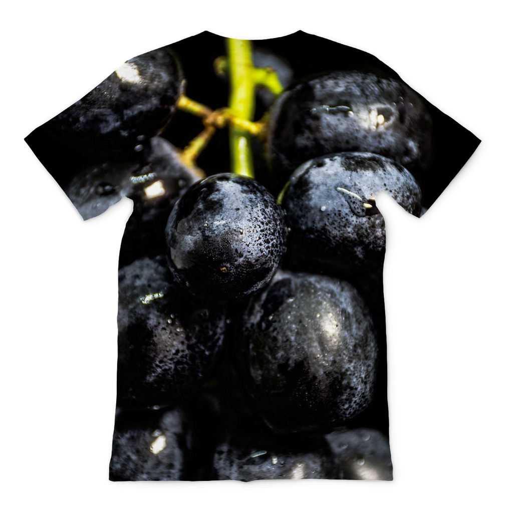 Grapes Premium Sublimation Adult T-Shirt