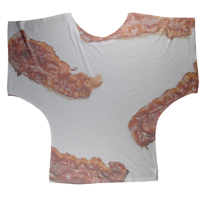 Bacon Sublimation Batwing Top