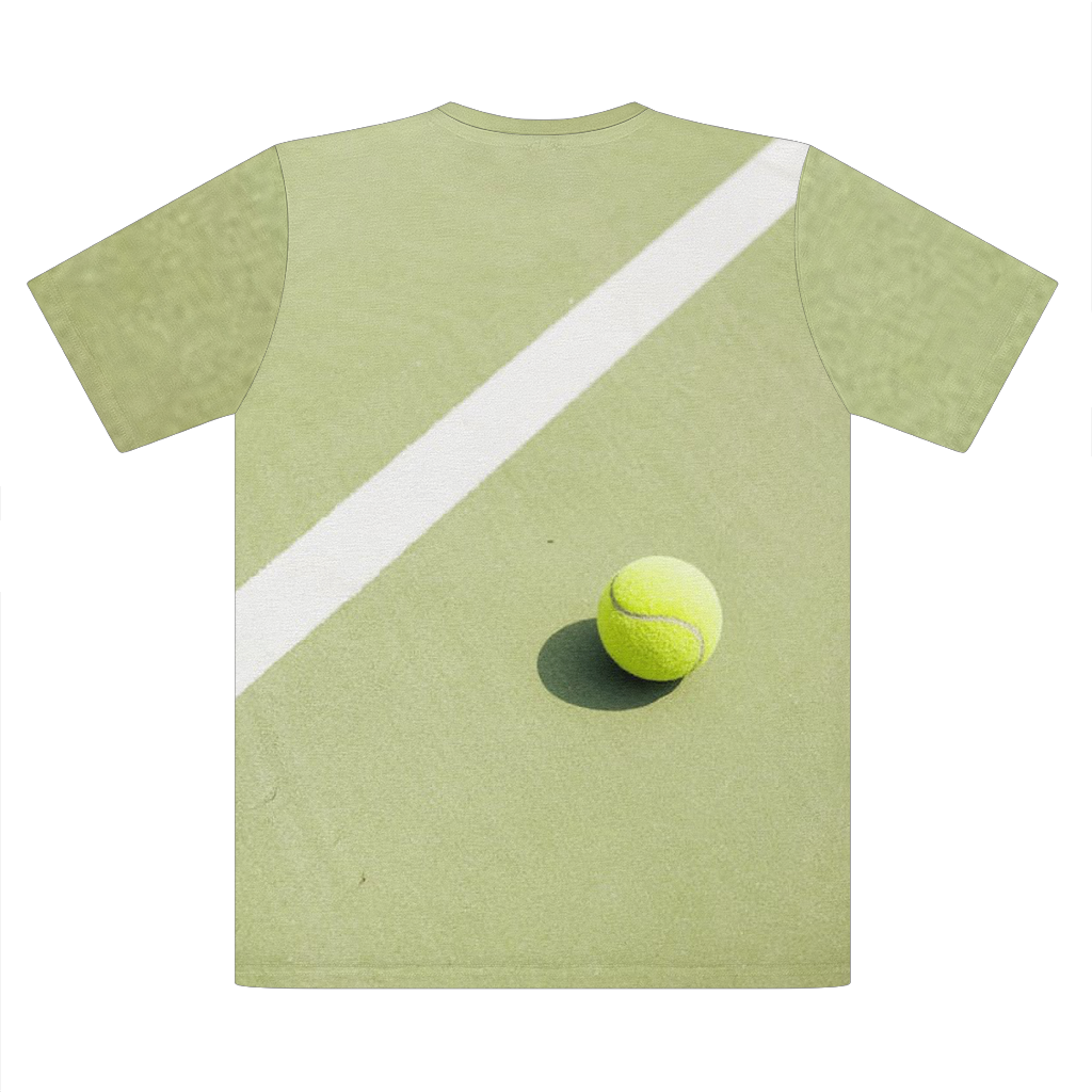 Tennis Premium Cut and Sew Sublimation Unisex T-Shirt