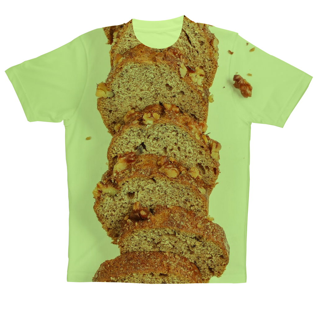 Banana Bread Sublimation Performance Adult T-Shirt