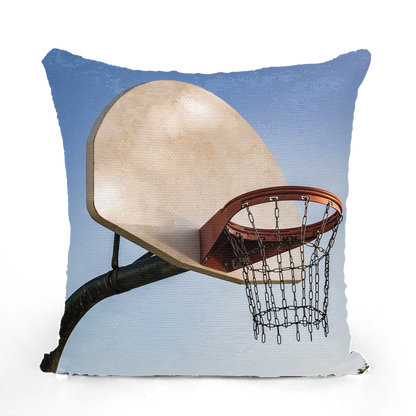 Basketball Sequin Cushion Cover