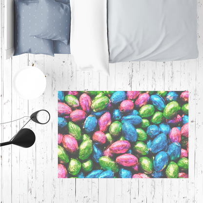 Easter Eggs Sublimation Mat / Carpet / Rug / Play Mat / Pet Feeding Mat