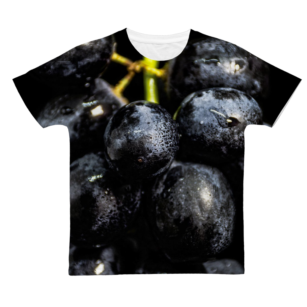 Grapes Classic Sublimation Adult T-Shirt