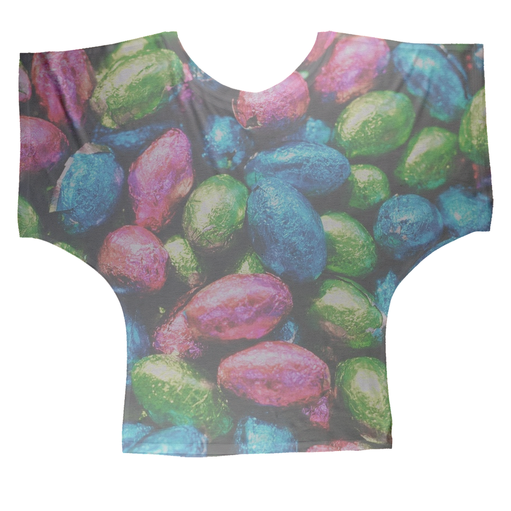 Easter Eggs Sublimation Batwing Top