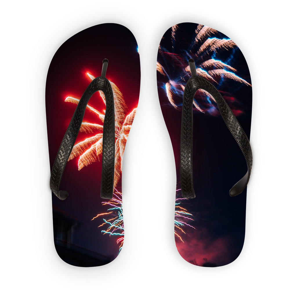 Fireworks Kids Flip Flops