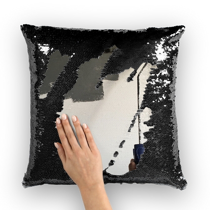 Paint Sequin Cushion Cover