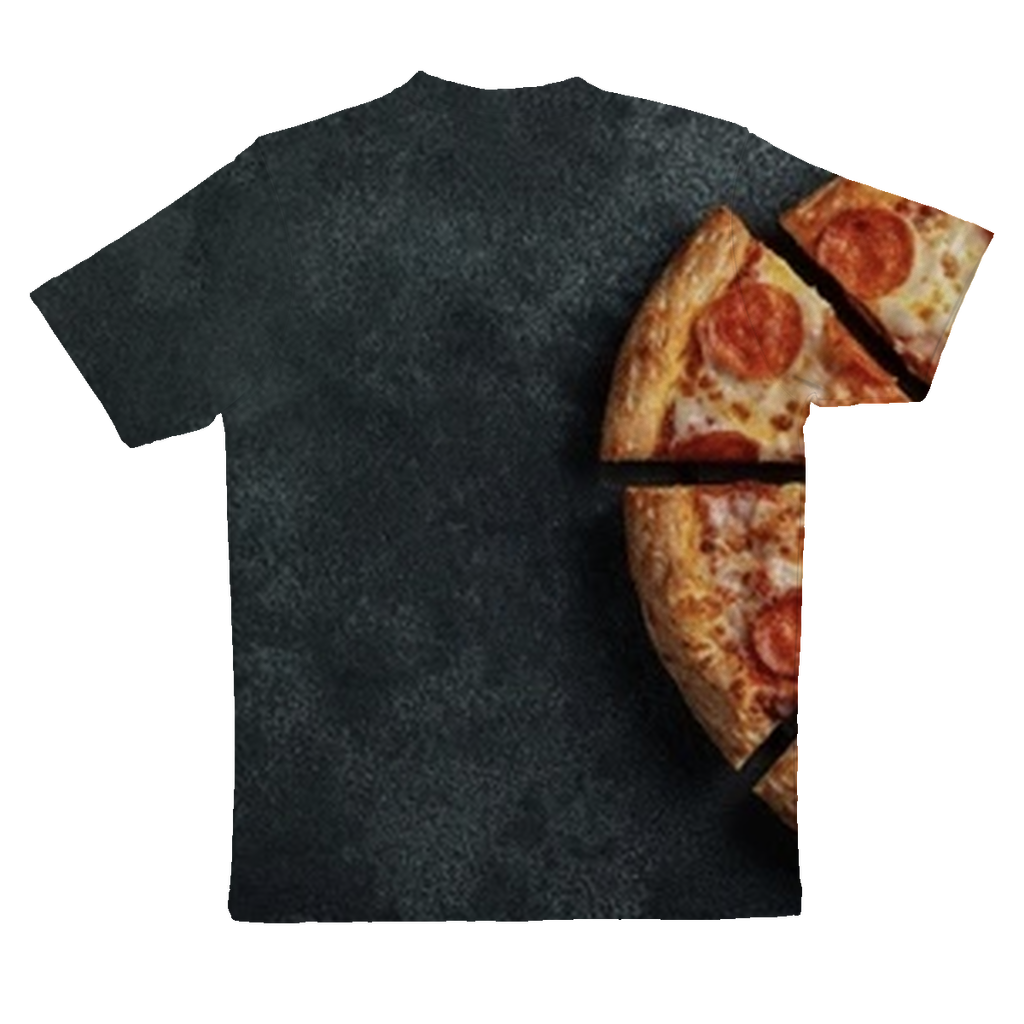 Pizza Sublimation Performance Adult T-Shirt