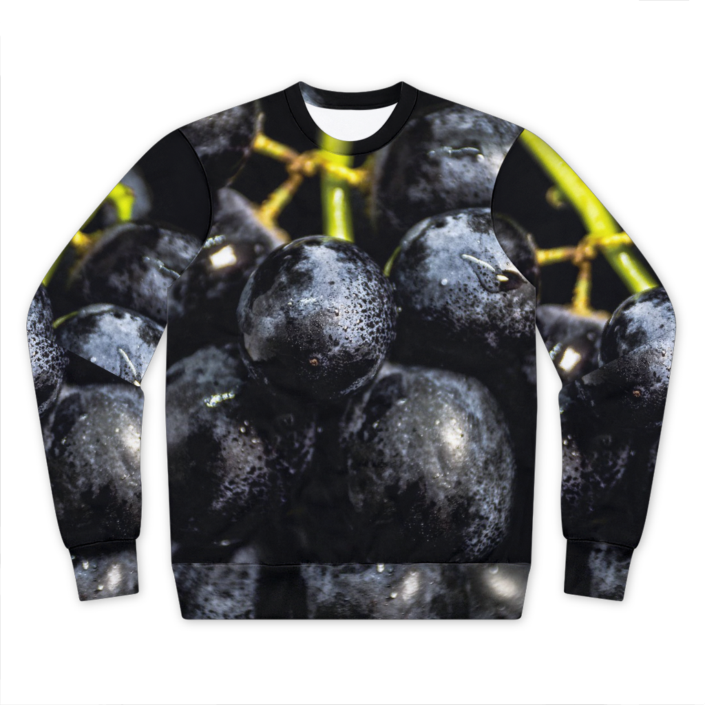 Grapes Premium Cut and Sew Sublimation Unisex Sweatshirt