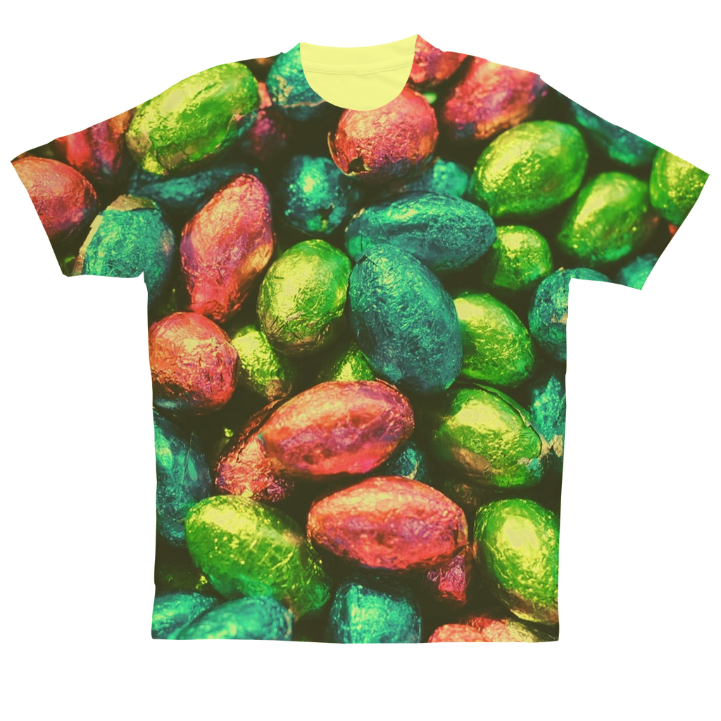 Easter Eggs Sublimation Performance Adult T-Shirt