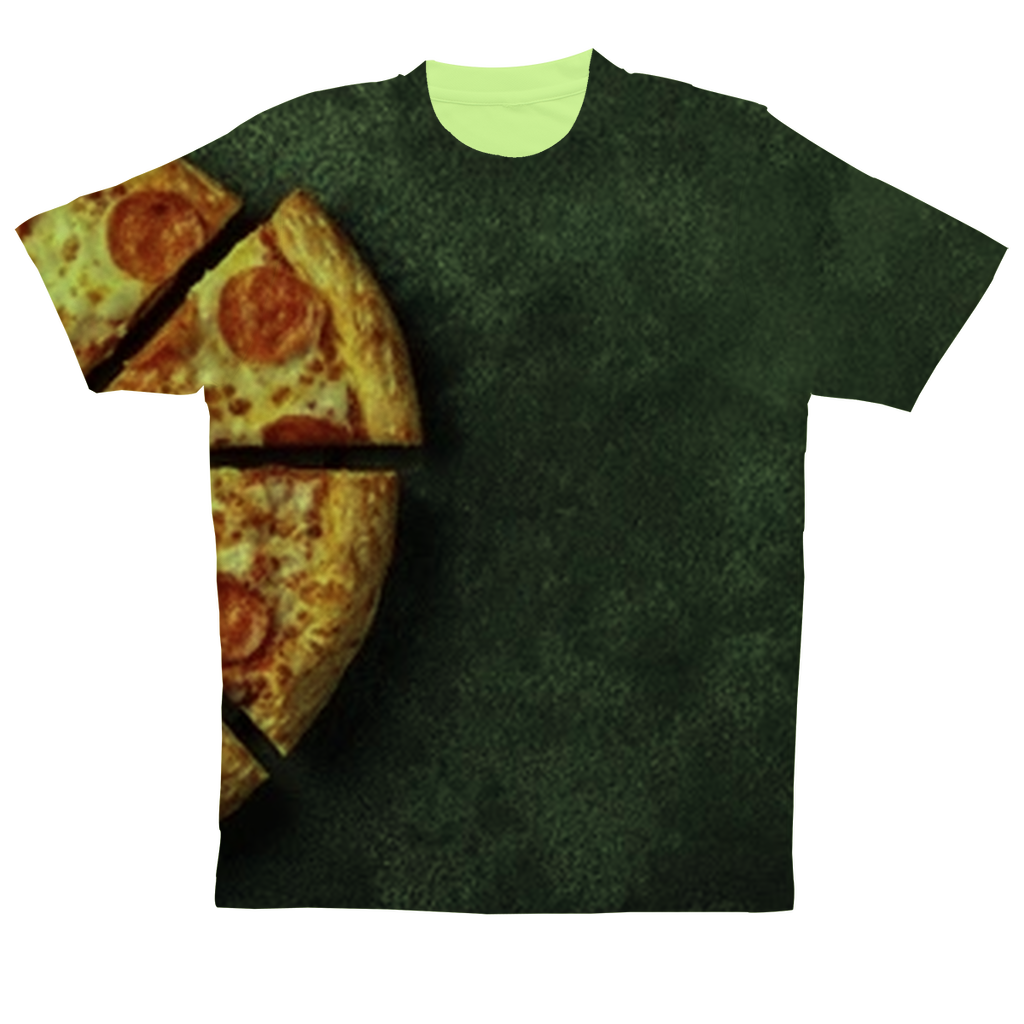 Pizza Sublimation Performance Adult T-Shirt