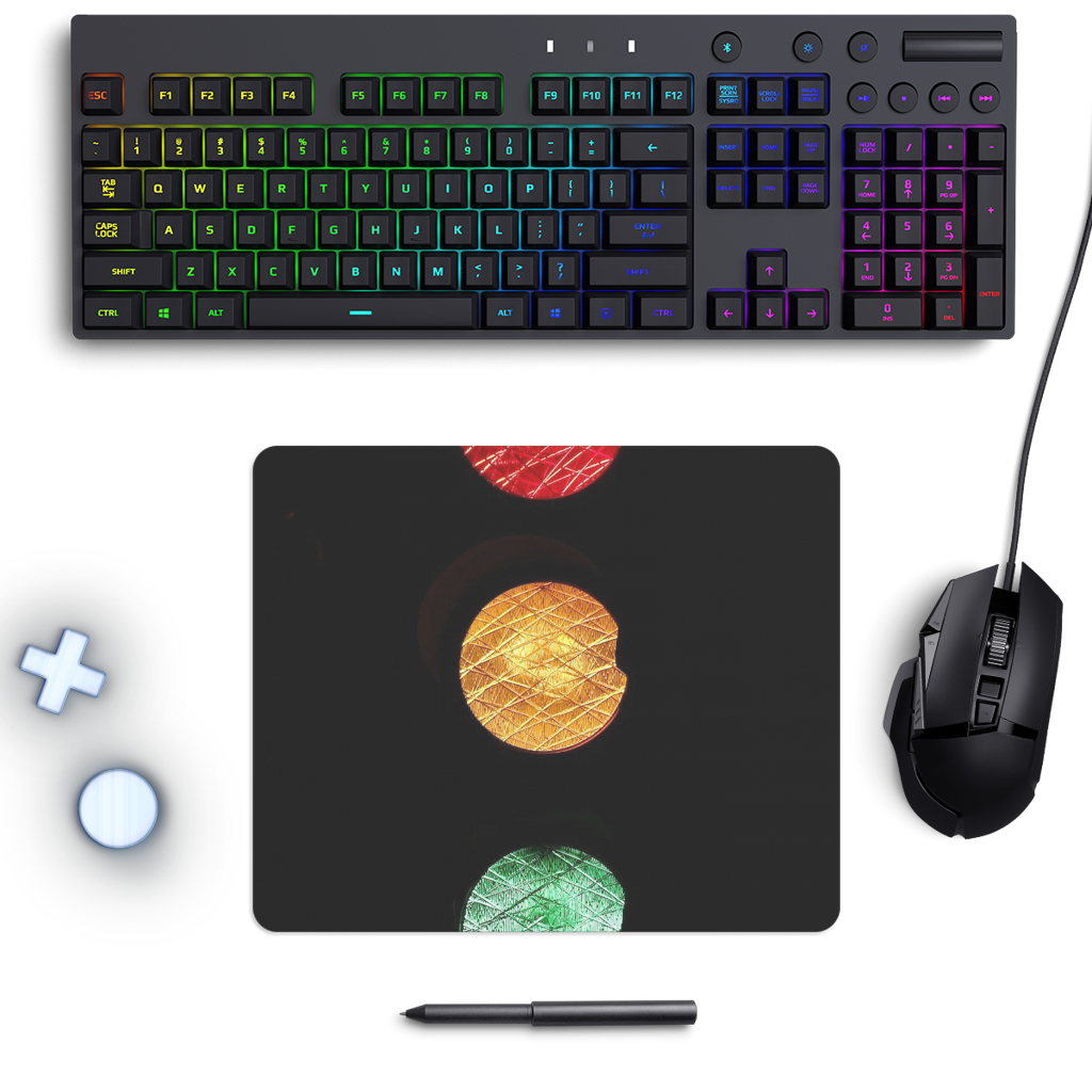 Traffic lights Mouse Pad