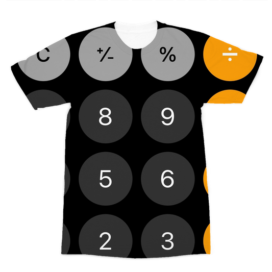 Calculator Premium Sublimation Adult T-Shirt