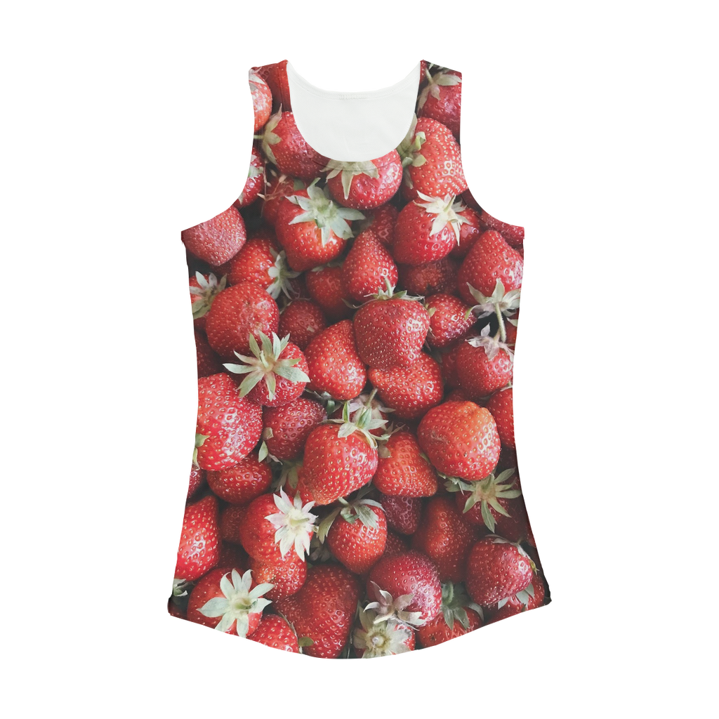 Strawberry Women Performance Tank Top