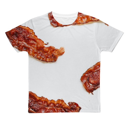 Bacon Classic Sublimation Adult T-Shirt