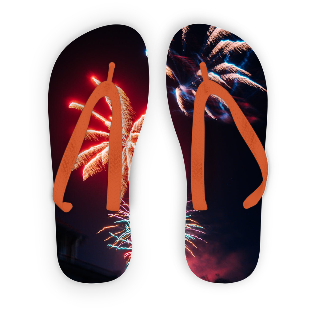 Fireworks Kids Flip Flops