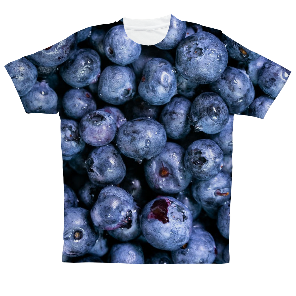 Blueberry Sublimation Performance Adult T-Shirt