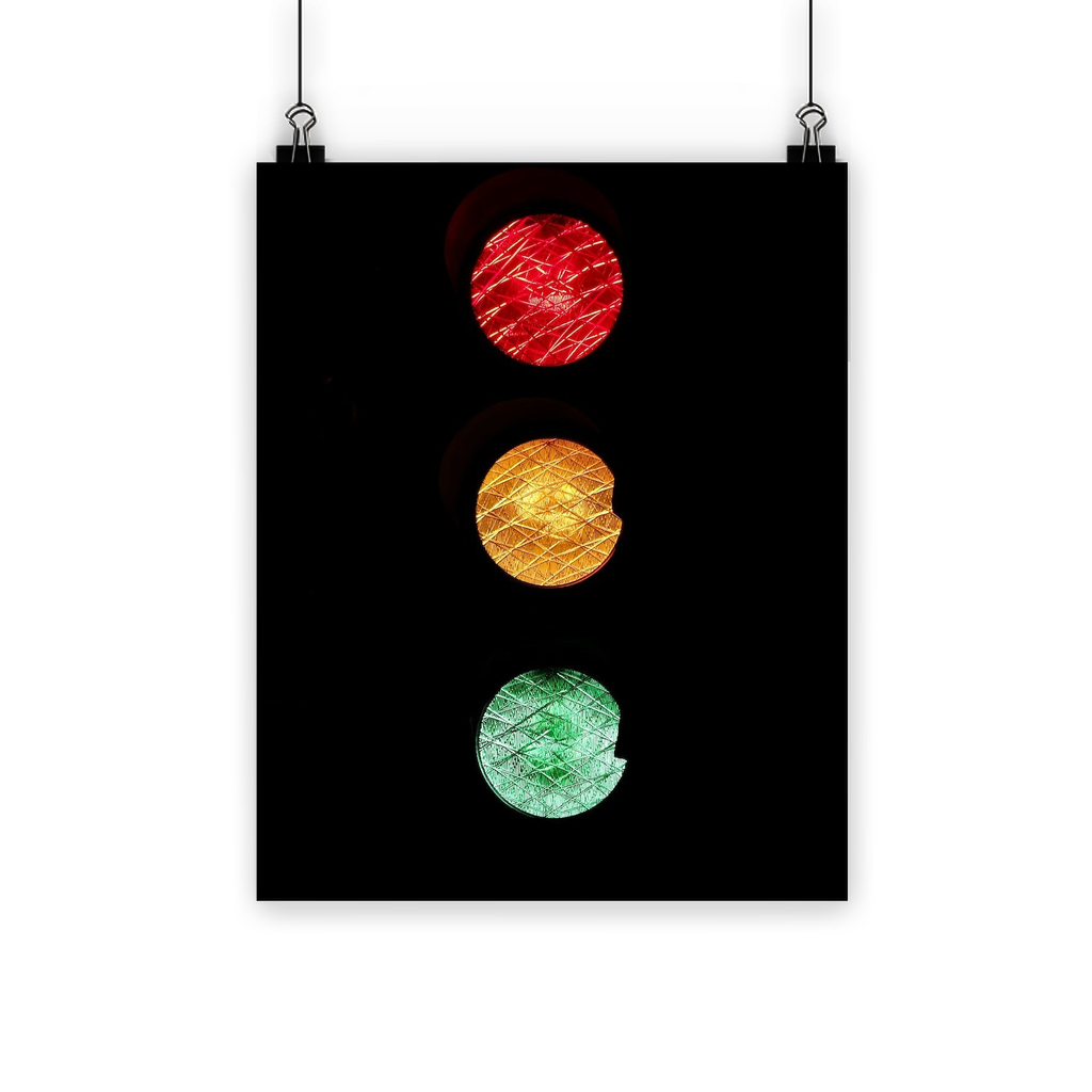 Traffic lights Classic Poster