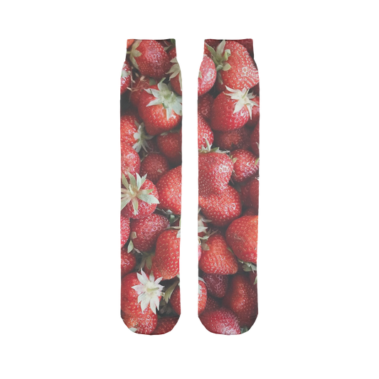 Strawberry Sublimation Tube Sock