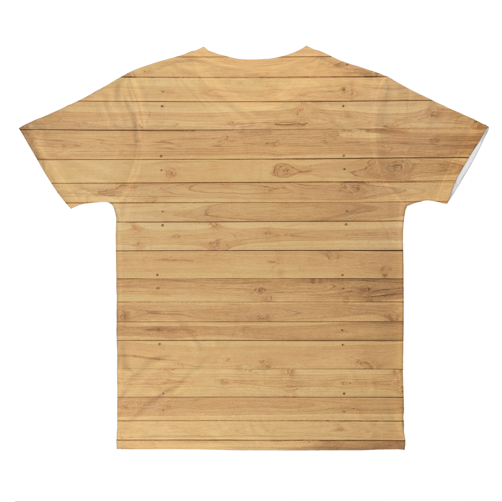 Wood Floor Classic Sublimation Adult T-Shirt