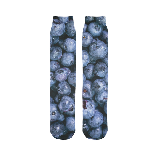 Blueberry Sublimation Tube Sock