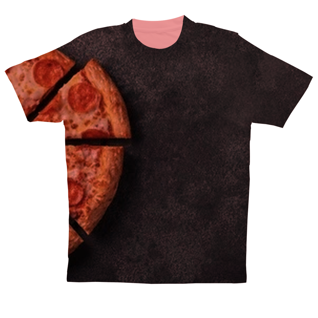 Pizza Sublimation Performance Adult T-Shirt