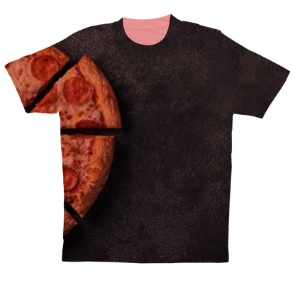 Pizza Sublimation Performance Adult T-Shirt