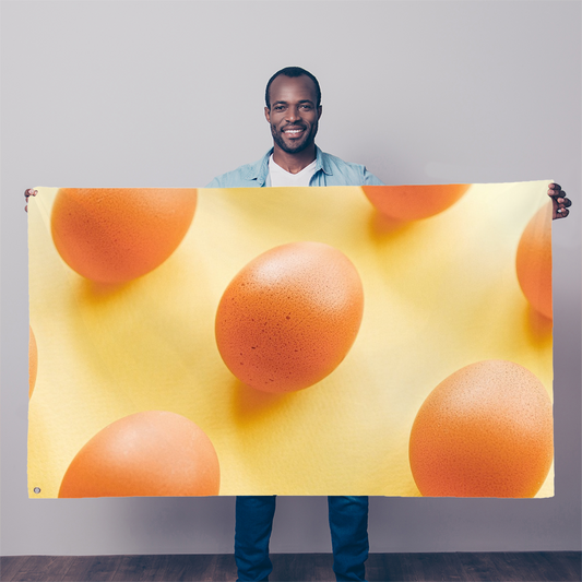 Eggs Sublimation Flag