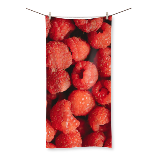 Raspberry Sublimation All Over Towel