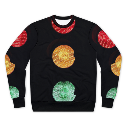 Traffic lights Performance Cut and Sew Sublimation Unisex Sweatshirt