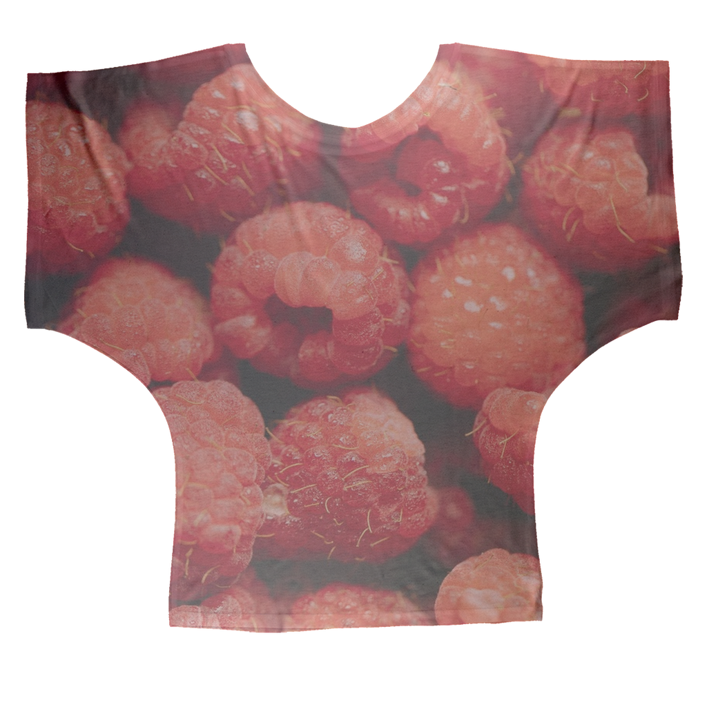 Raspberry Sublimation Batwing Top