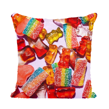 Candy Sequin Cushion Cover