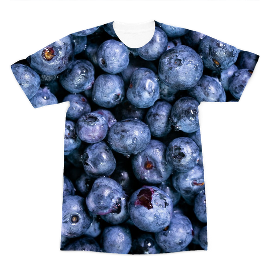 Blueberry Premium Sublimation Adult T-Shirt