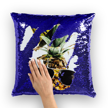 Pineapple Sequin Cushion Cover