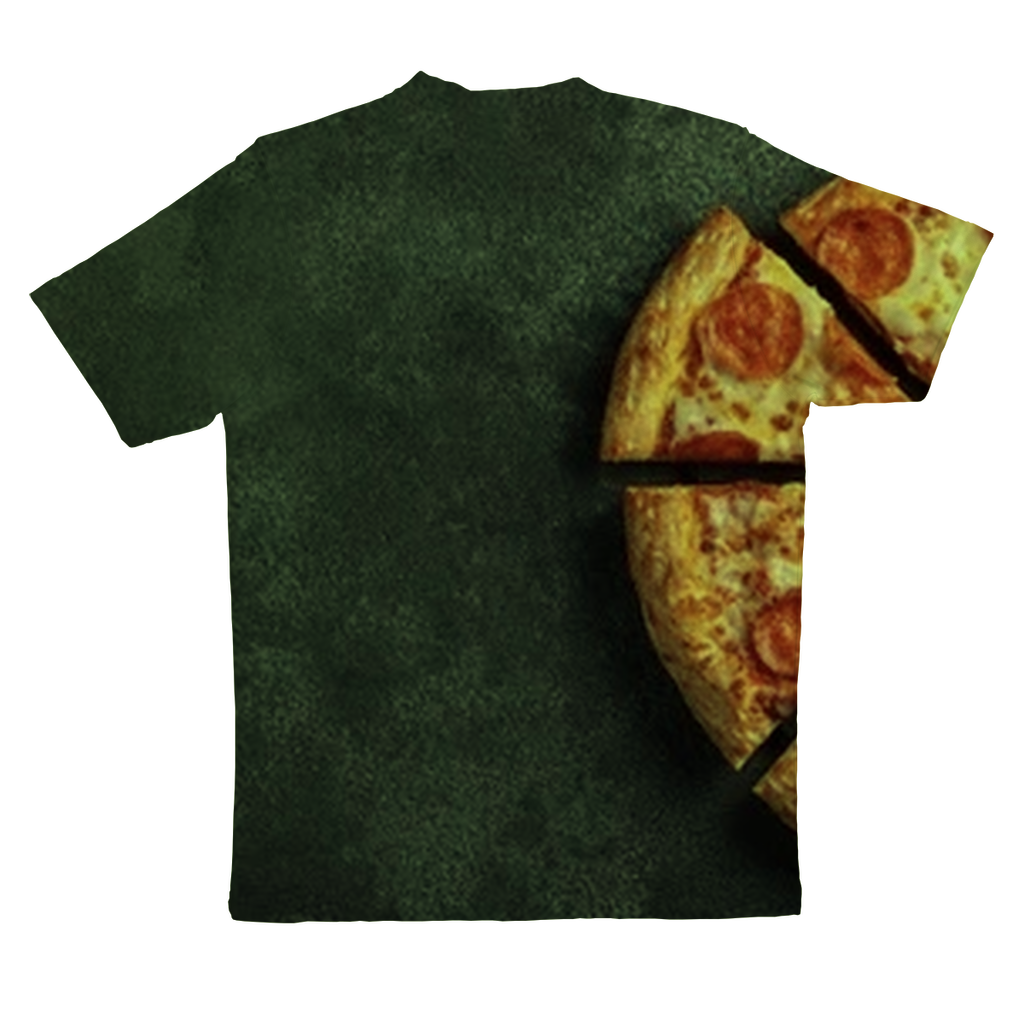 Pizza Sublimation Performance Adult T-Shirt