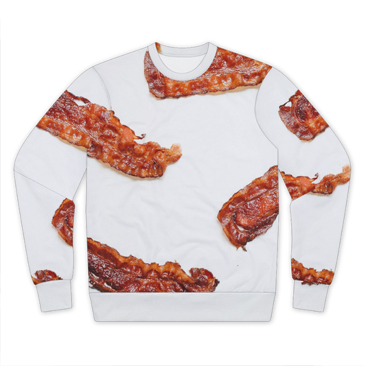 Bacon Performance Cut and Sew Sublimation Unisex Sweatshirt