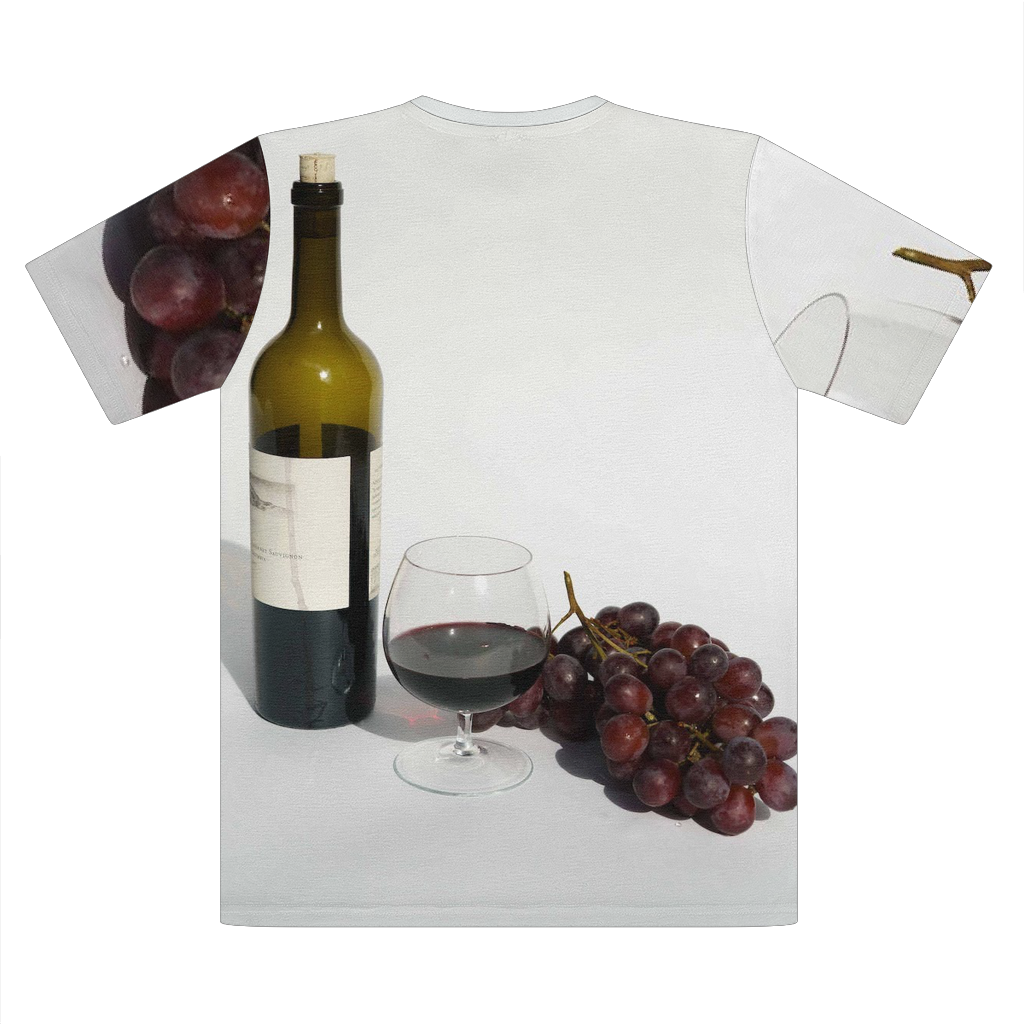 Wine Premium Cut and Sew Sublimation Unisex T-Shirt