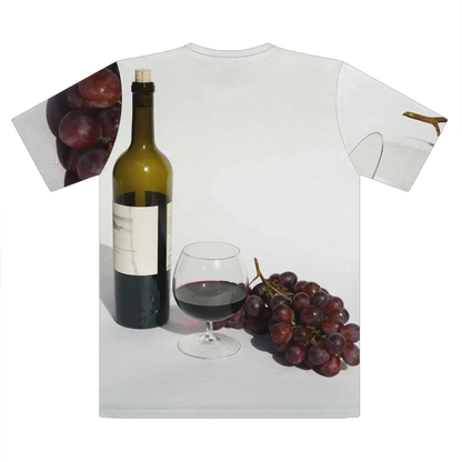 Wine Premium Cut and Sew Sublimation Unisex T-Shirt