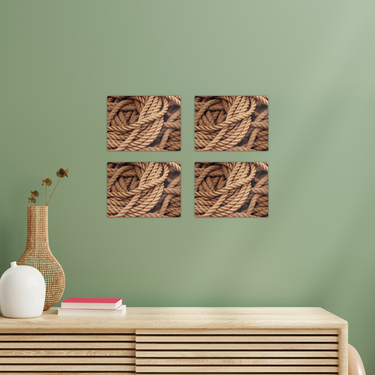 Ropes Rectangle Wall Tiles Set of 4