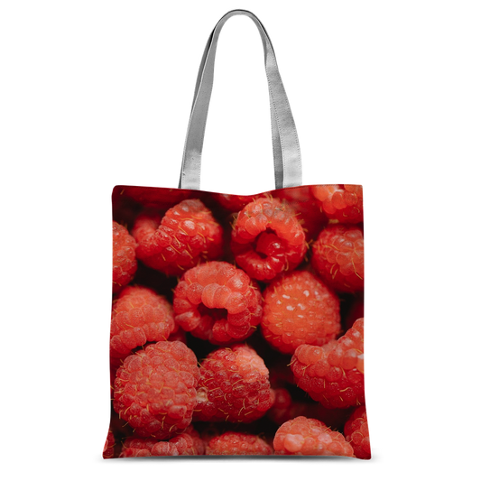 Raspberry Classic Sublimation Tote Bag