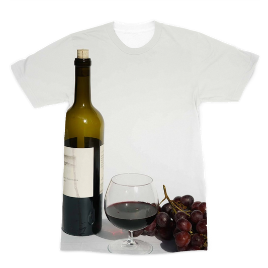 Wine Premium Sublimation Adult T-Shirt