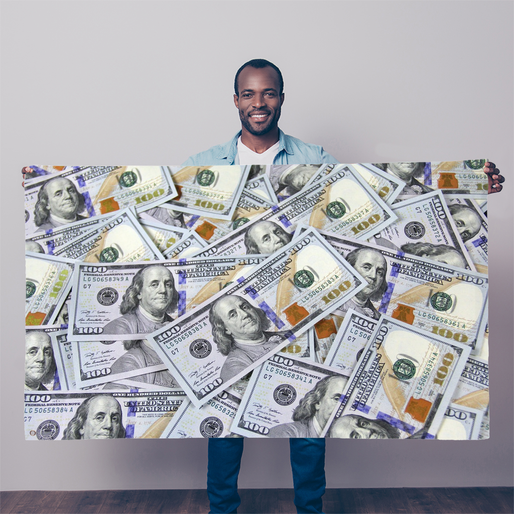 Money Sublimation Flag