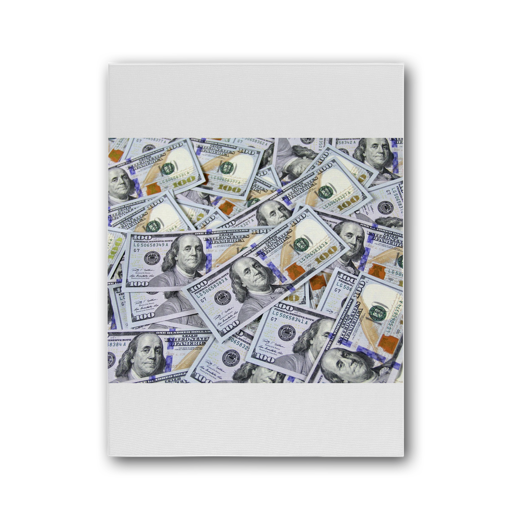 Money Premium Stretched Canvas