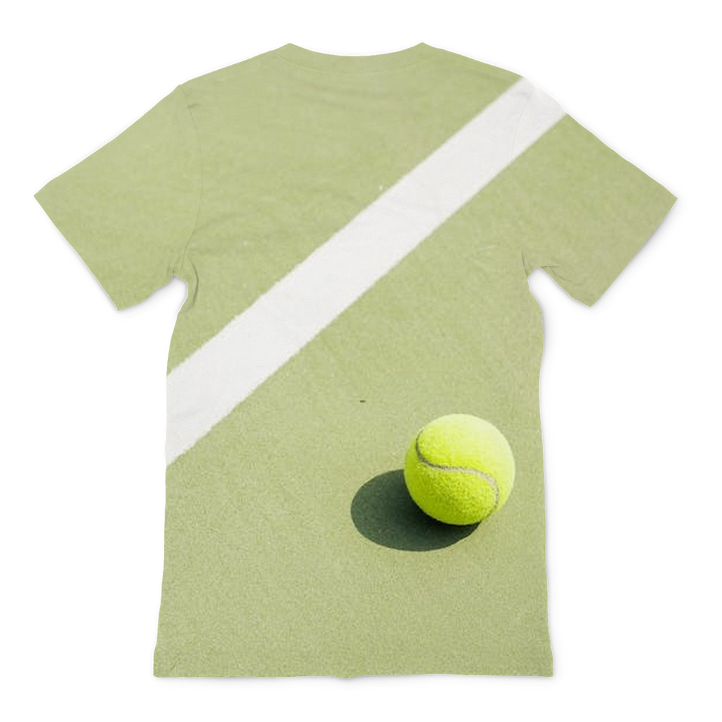 Tennis Premium Sublimation Adult T-Shirt