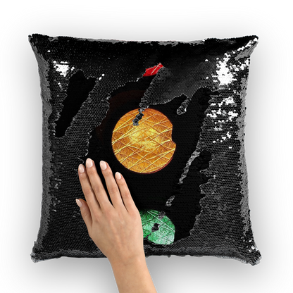 Traffic lights Sequin Cushion Cover