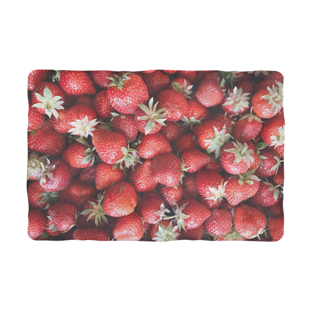 Strawberry Sublimation Pet Blanket